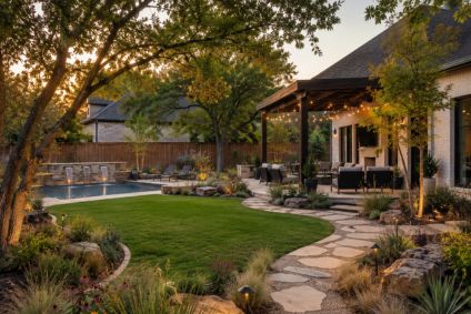 native texas backyard