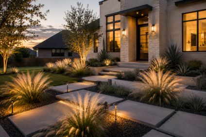 frontyard plano house