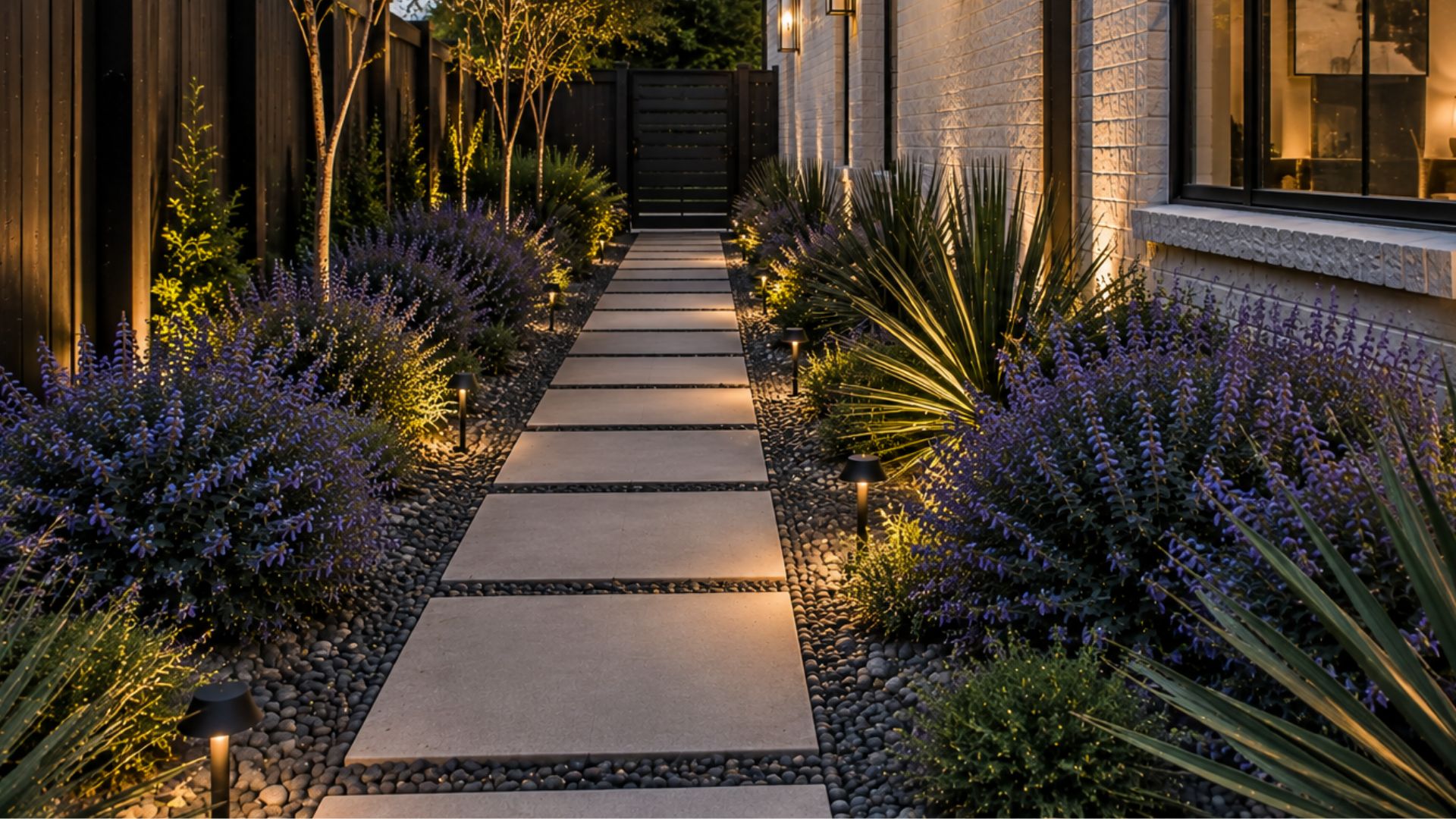 landscape project house in plano
