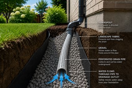 french drain system explained