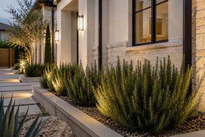 desert landscape side yard