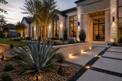 agave landscape frontyard