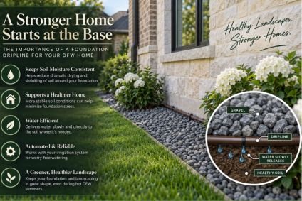 Why a Foundation Dripline Is Important for Your DFW Home