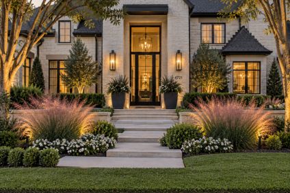 front yard landscape