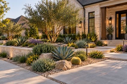 Xeriscape Plano Front Yard Design