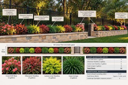 retaining wall landscape