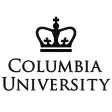 Columbia University black crown logo above the university name in capital letters.