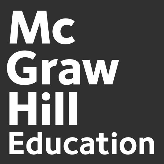 McGraw Hill Education company logo in white text on black background.