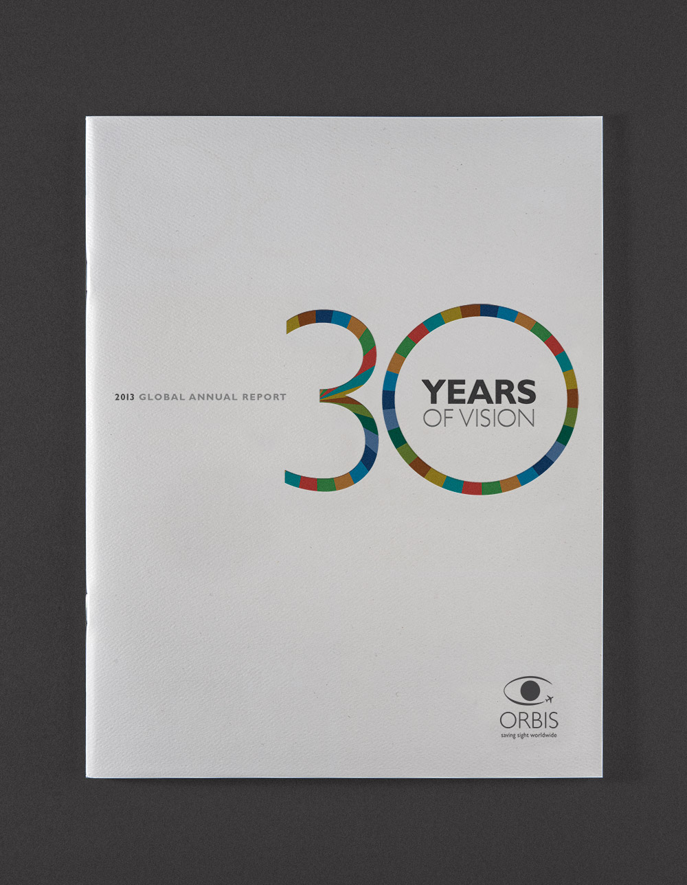 Orbis anniversary report cover