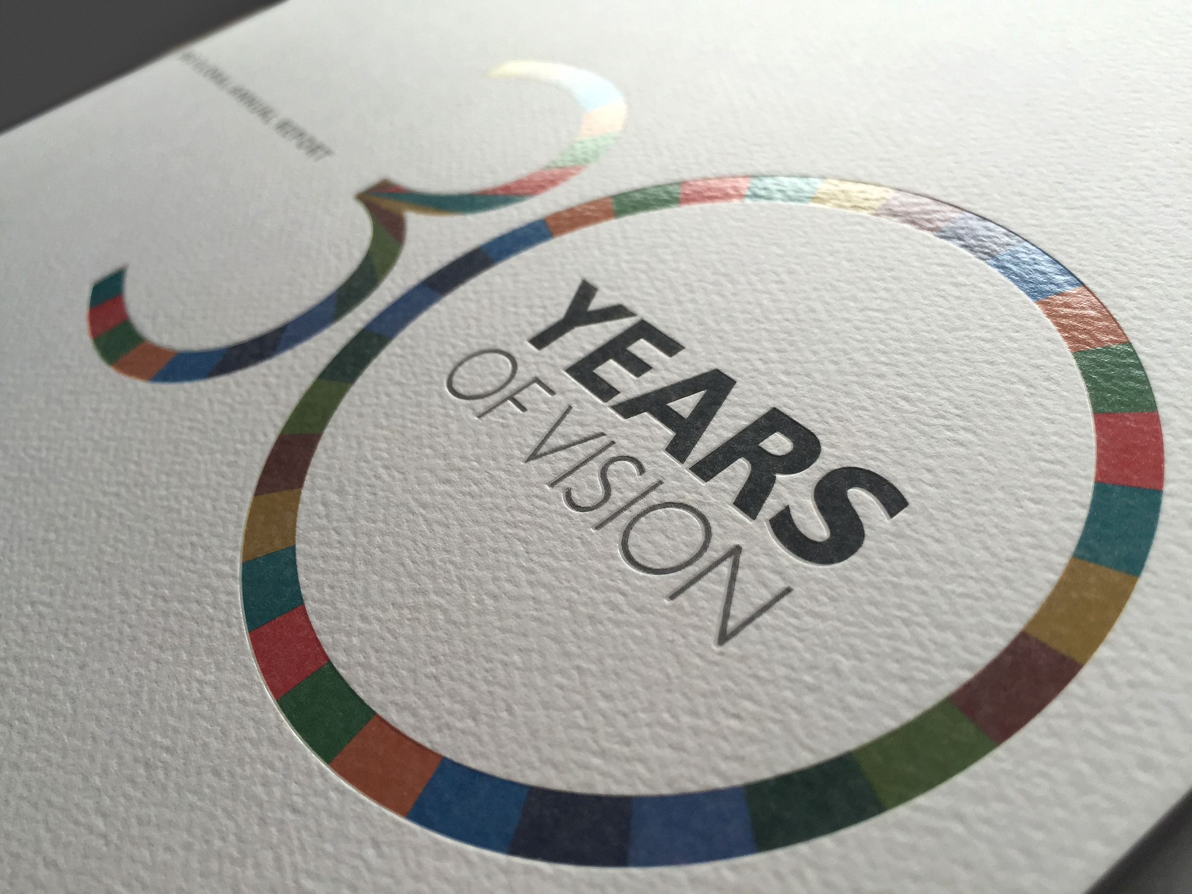Orbis anniversary report spread