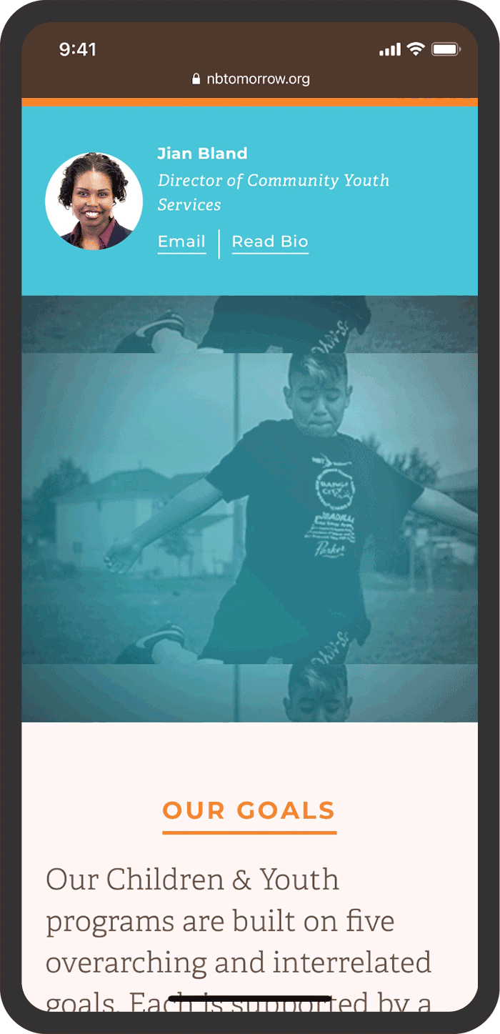 NBT Website Mobile View