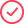 Red check mark inside a red circle on a white background.