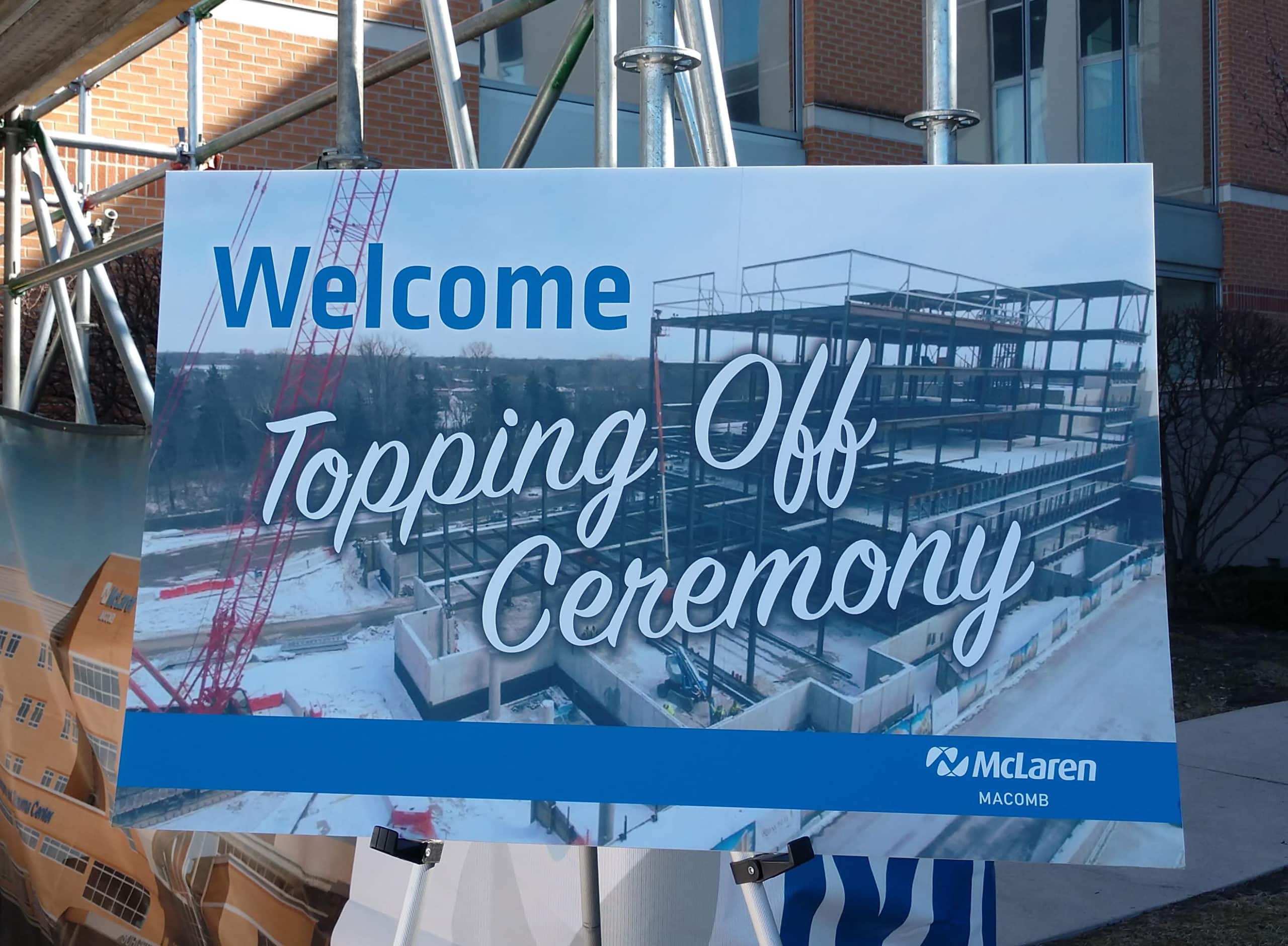 McLaren Macomb Northwest Topping Off