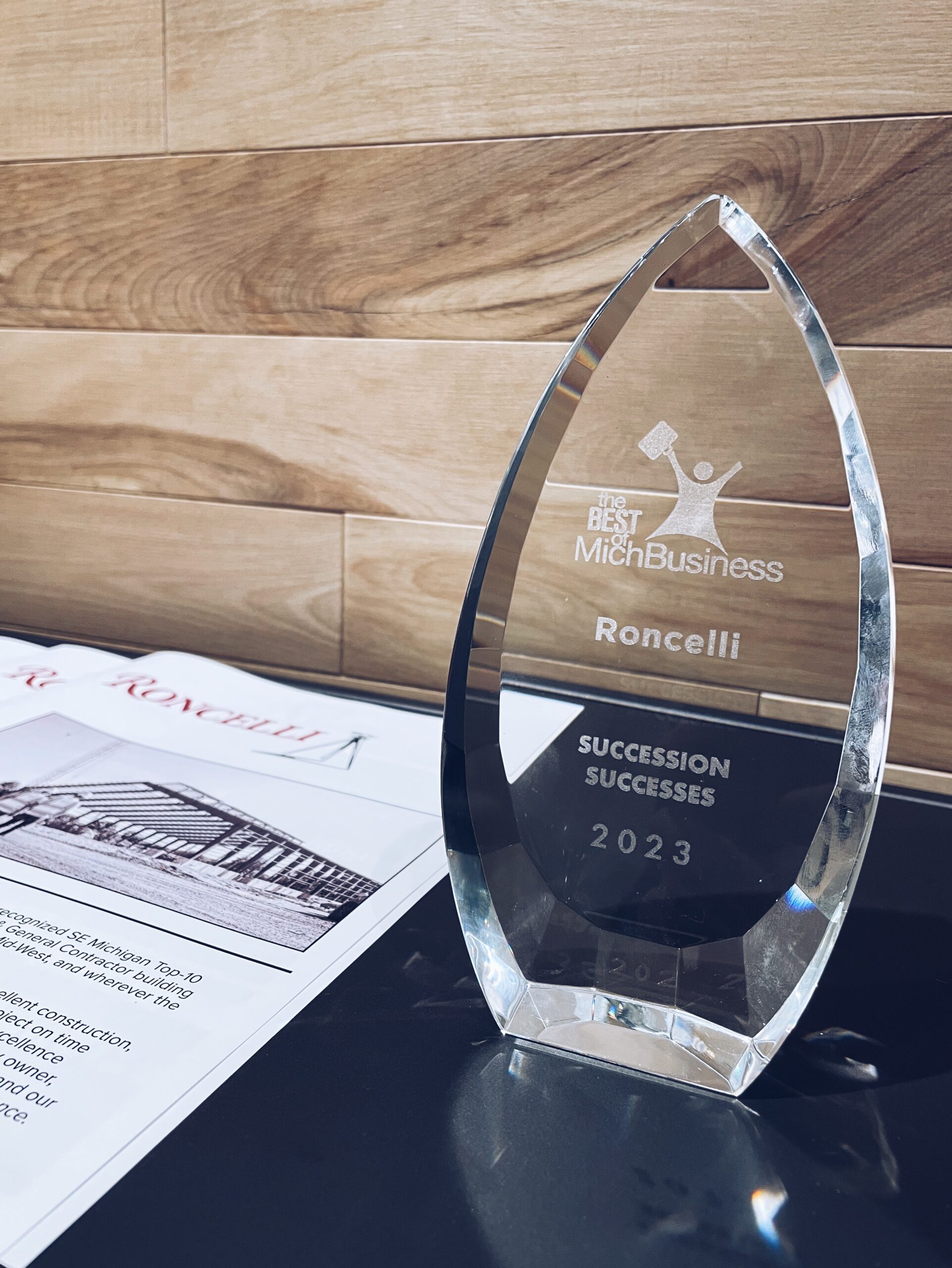 Roncelli Selected as a 2023 Best of MichBusiness Winner