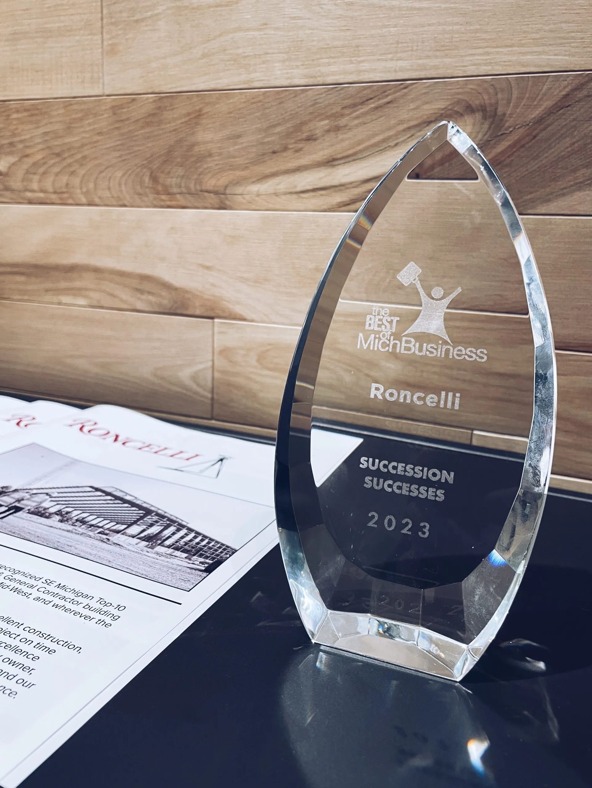 Roncelli Selected as a 2023 Best of MichBusiness Winner
