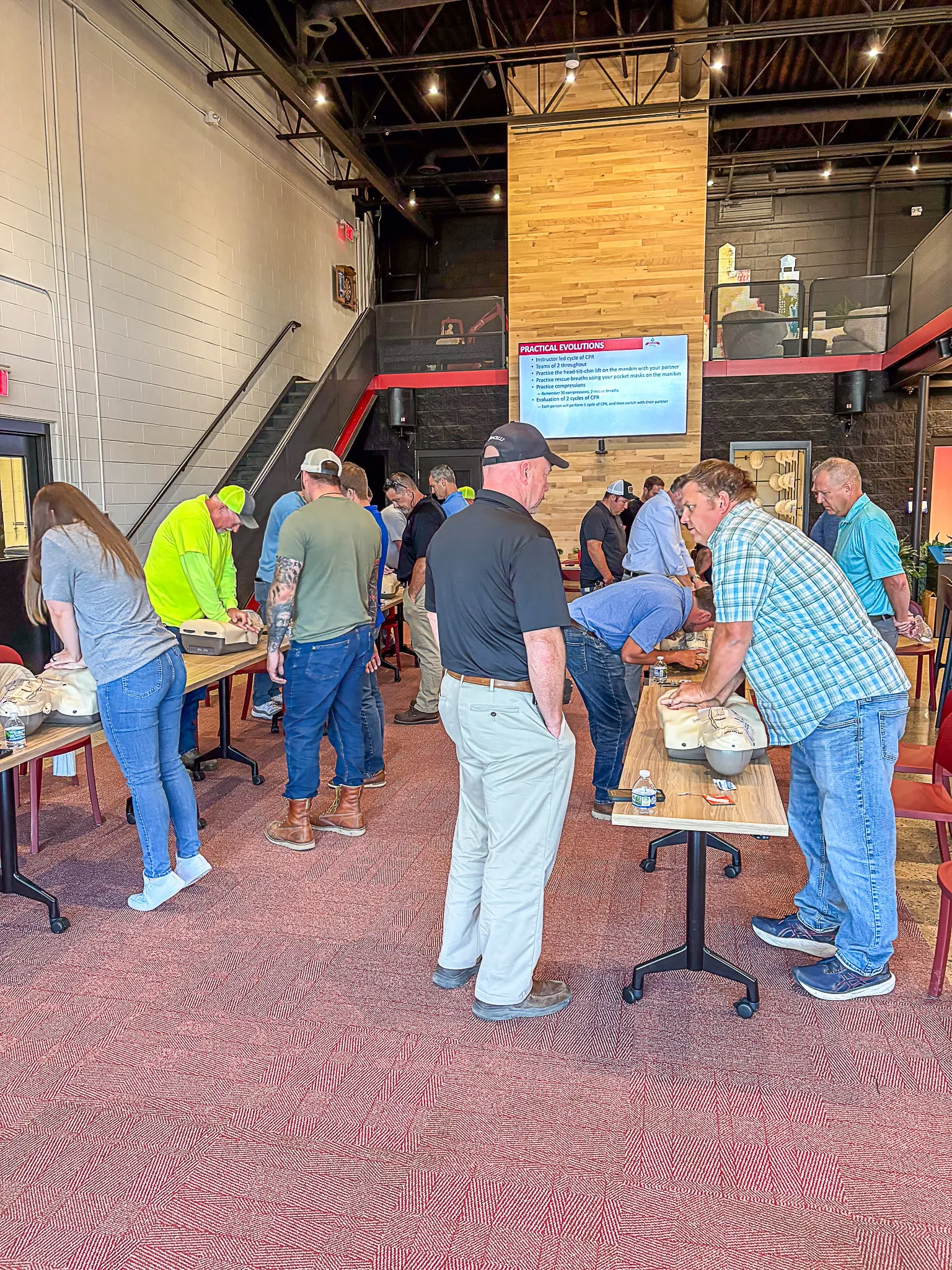 Roncelli Team Enhances Safety with Office CPR Training