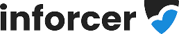 Inforcer company logo with text and a blue checkmark symbol.