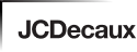 JCDecaux logo in dark gray text.