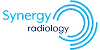 Synergy Network logo with stylized blue text and curved line elements.