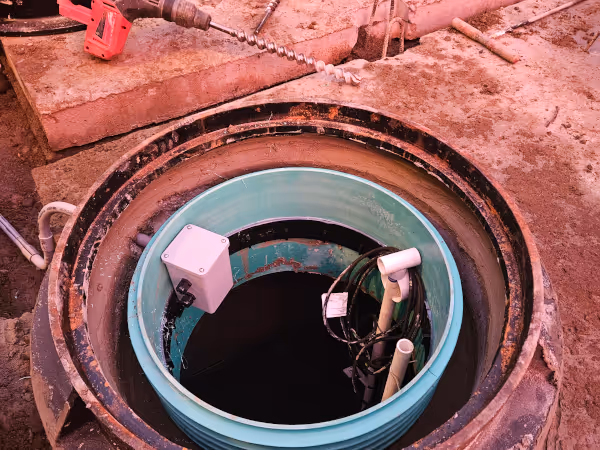 Tools and repair equipment for septic repair.