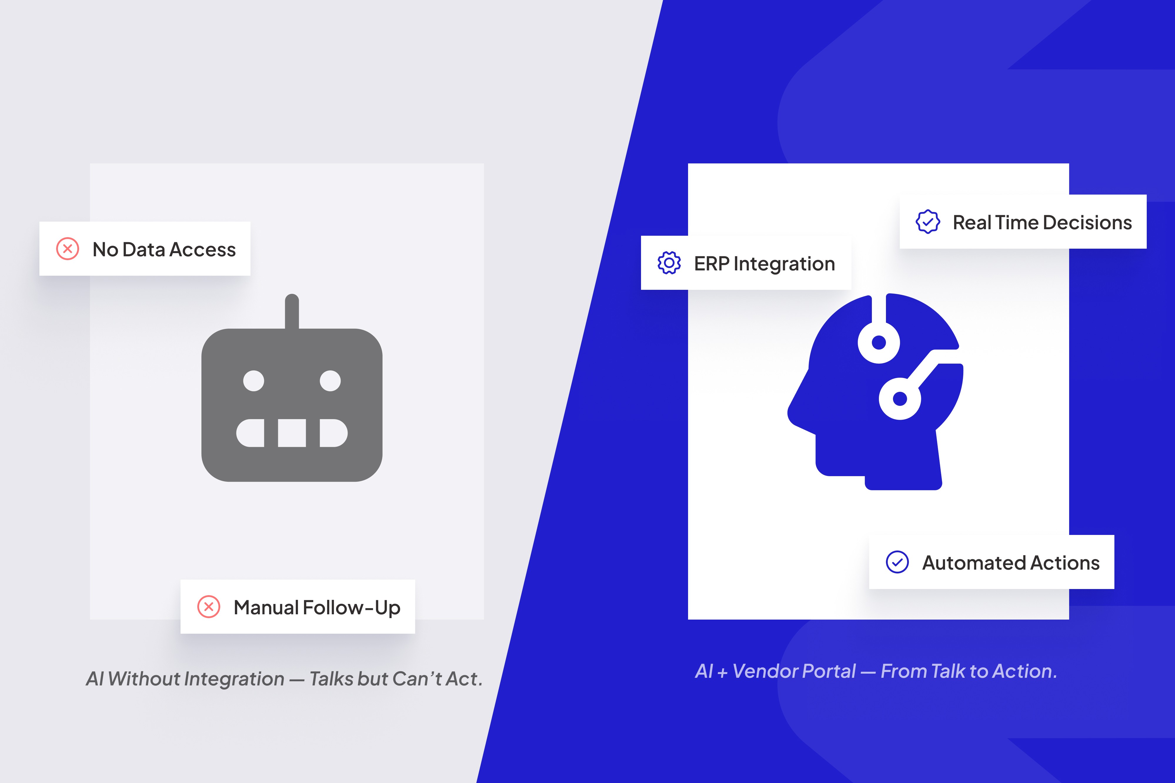 Why AI Assistants Fail Without Vendor Portal Integration