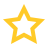 Yellow outlined star icon.