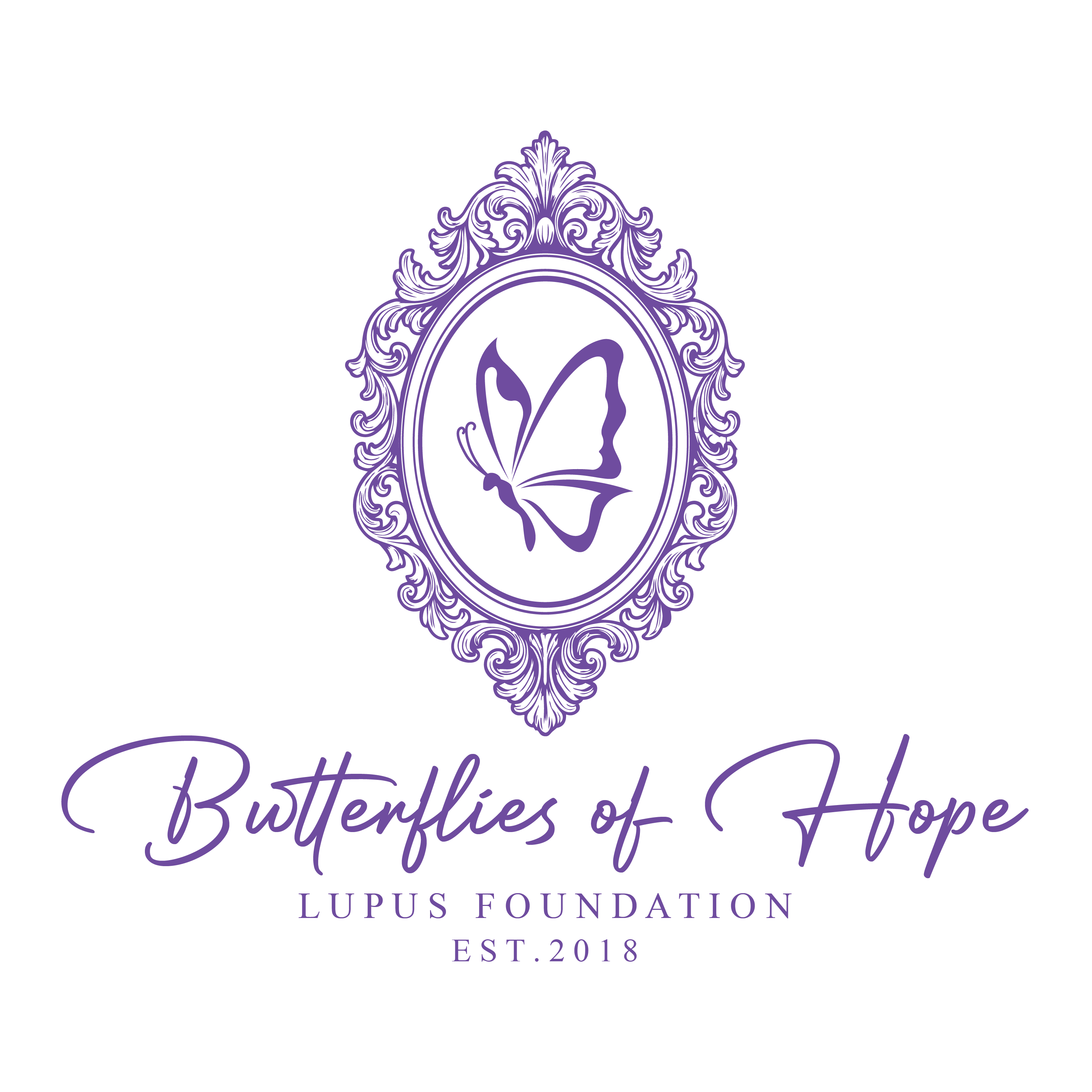 Butterflies of Hope Lupus Foundation Inc. Logo Design