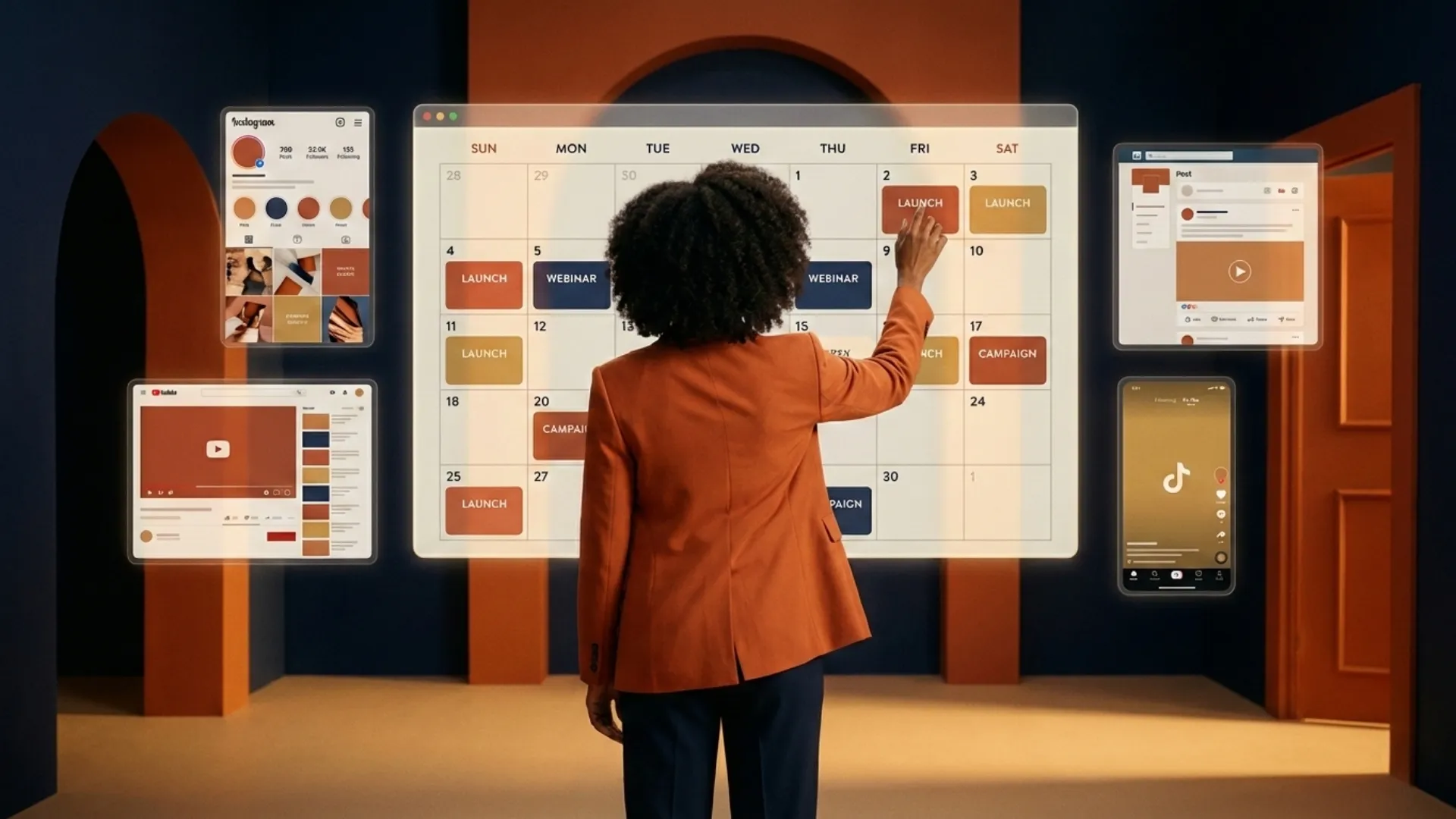 Build brand-aligned "content strategies" that perform