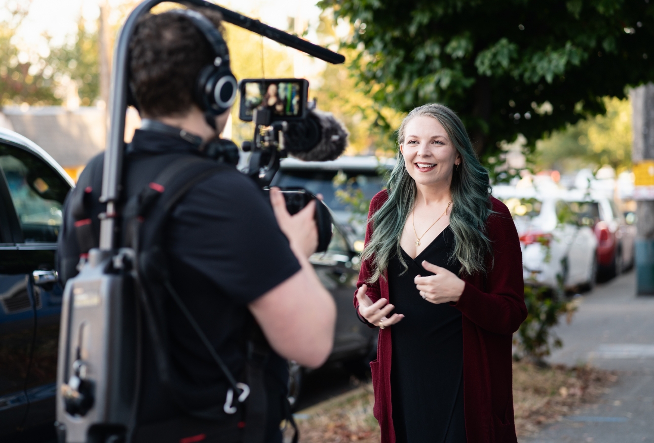 Photo of videographer at JSB Video
