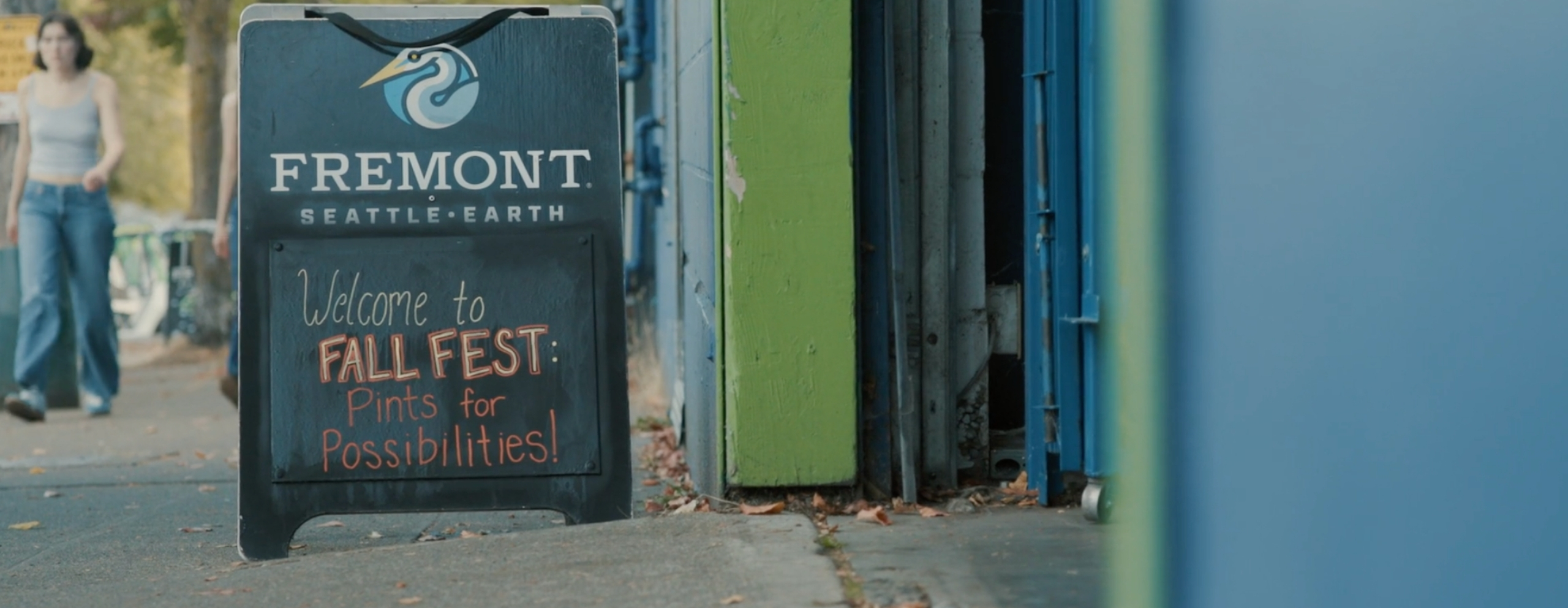 Sign outside of Easterseals Washington Fall Fest Fundraiser