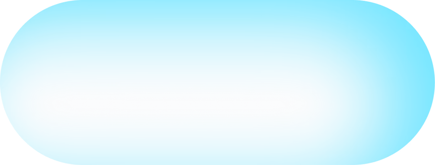 Horizontal rounded blue gradient shape with a darker center fading to lighter edges.