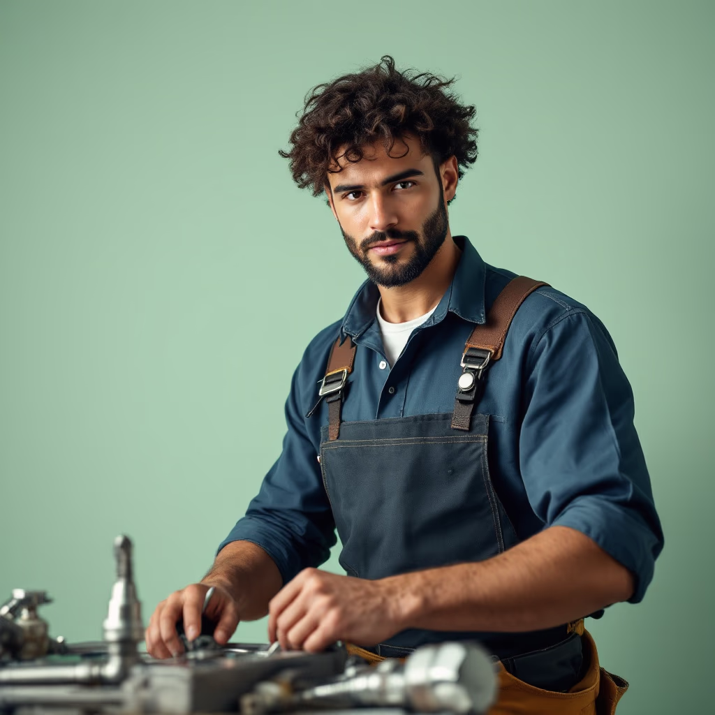 [team] image of individual team member (for a plumbing service)