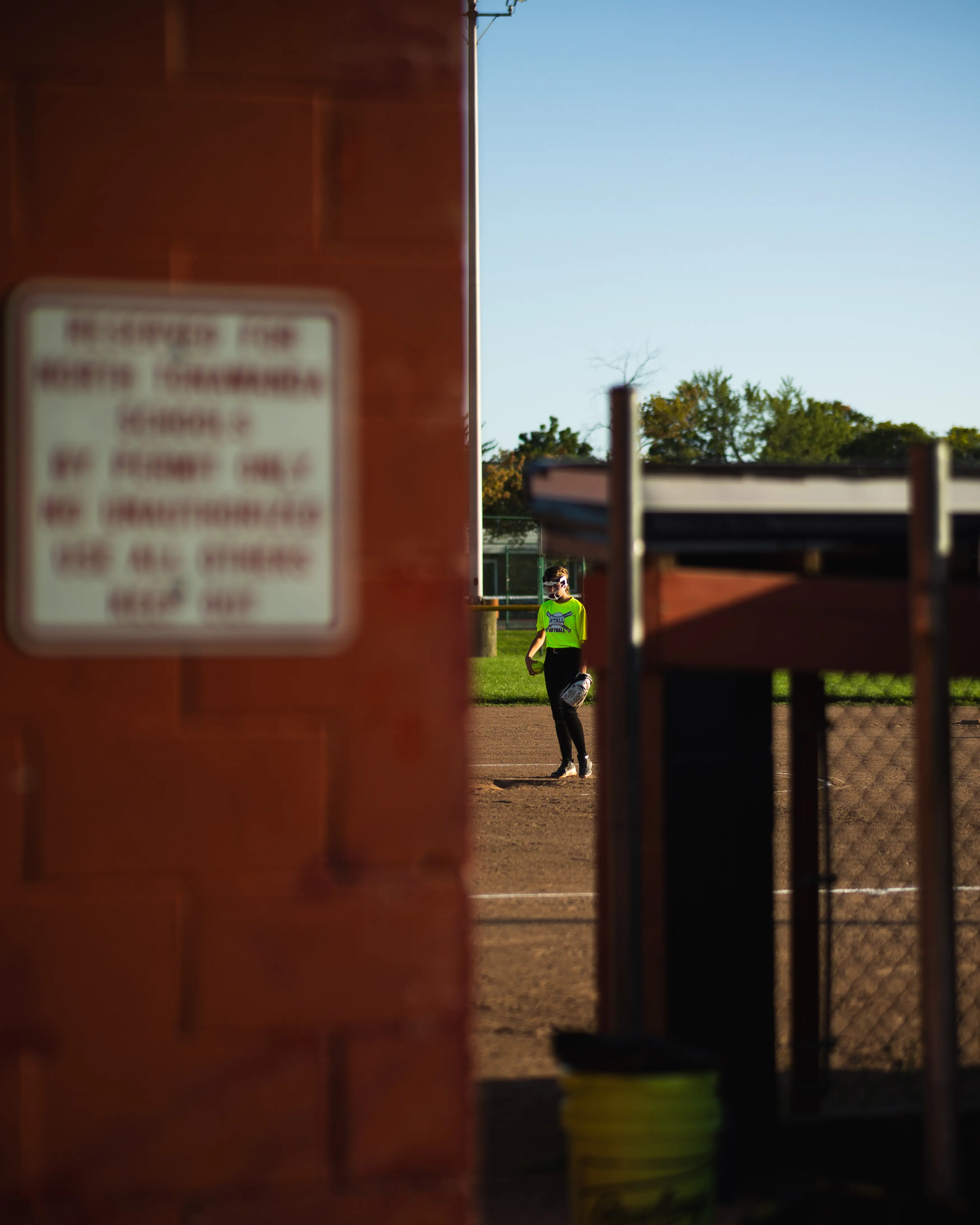 Buffalo youth sports photography softball action shot Western New York
