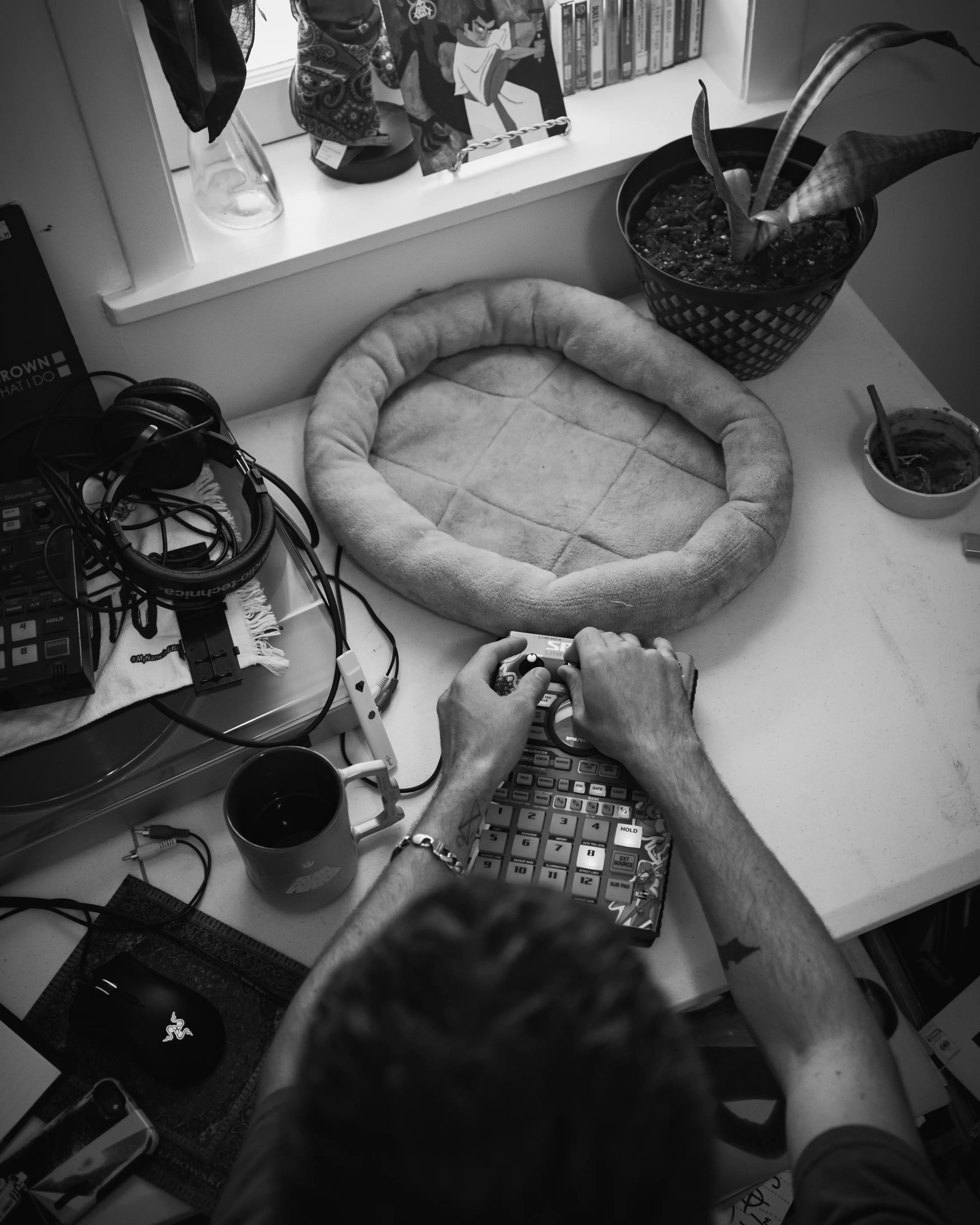 Buffalo music photography DJ overhead shot concert event Western New York