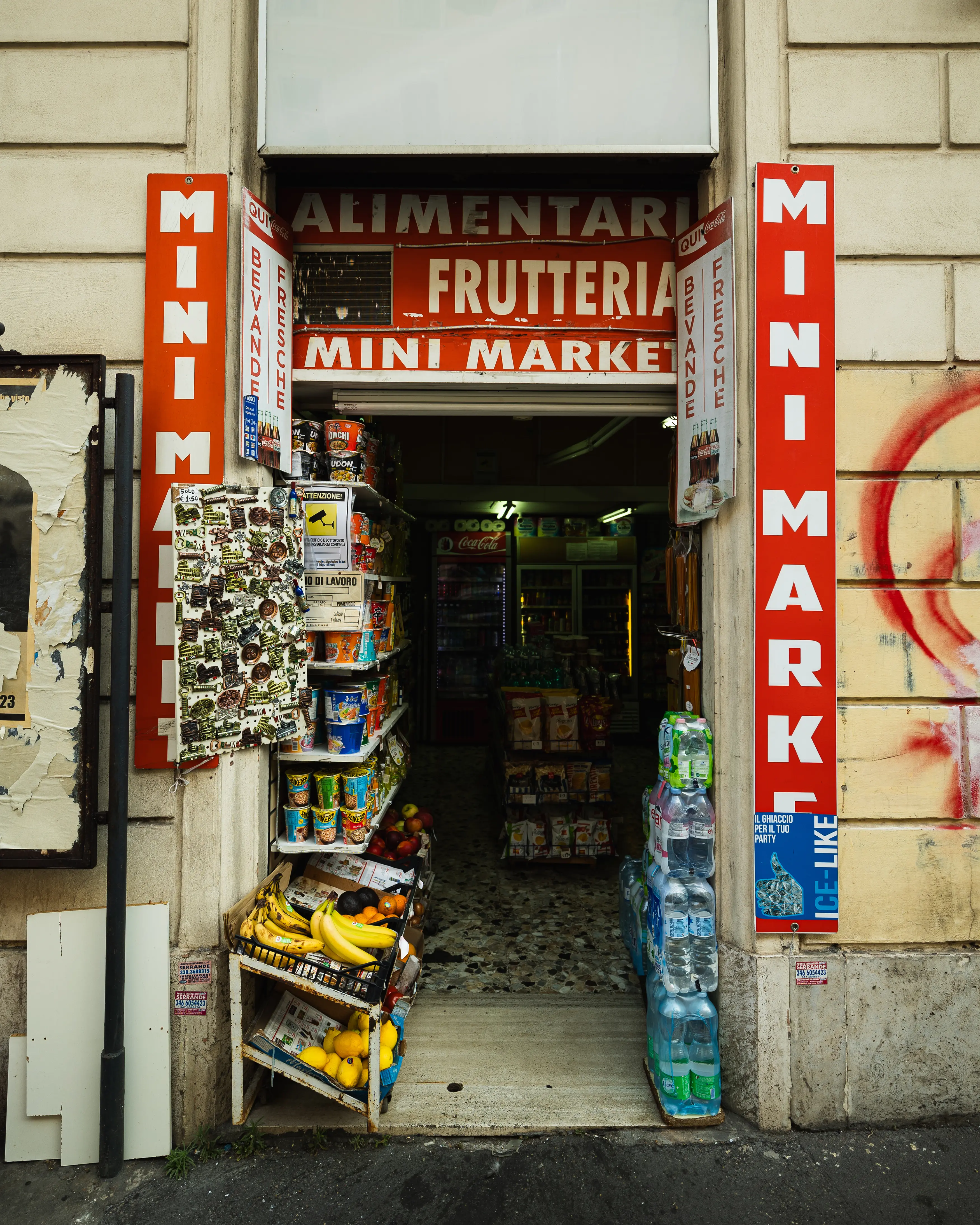 Rome street shop photography Italy travel architectural detail