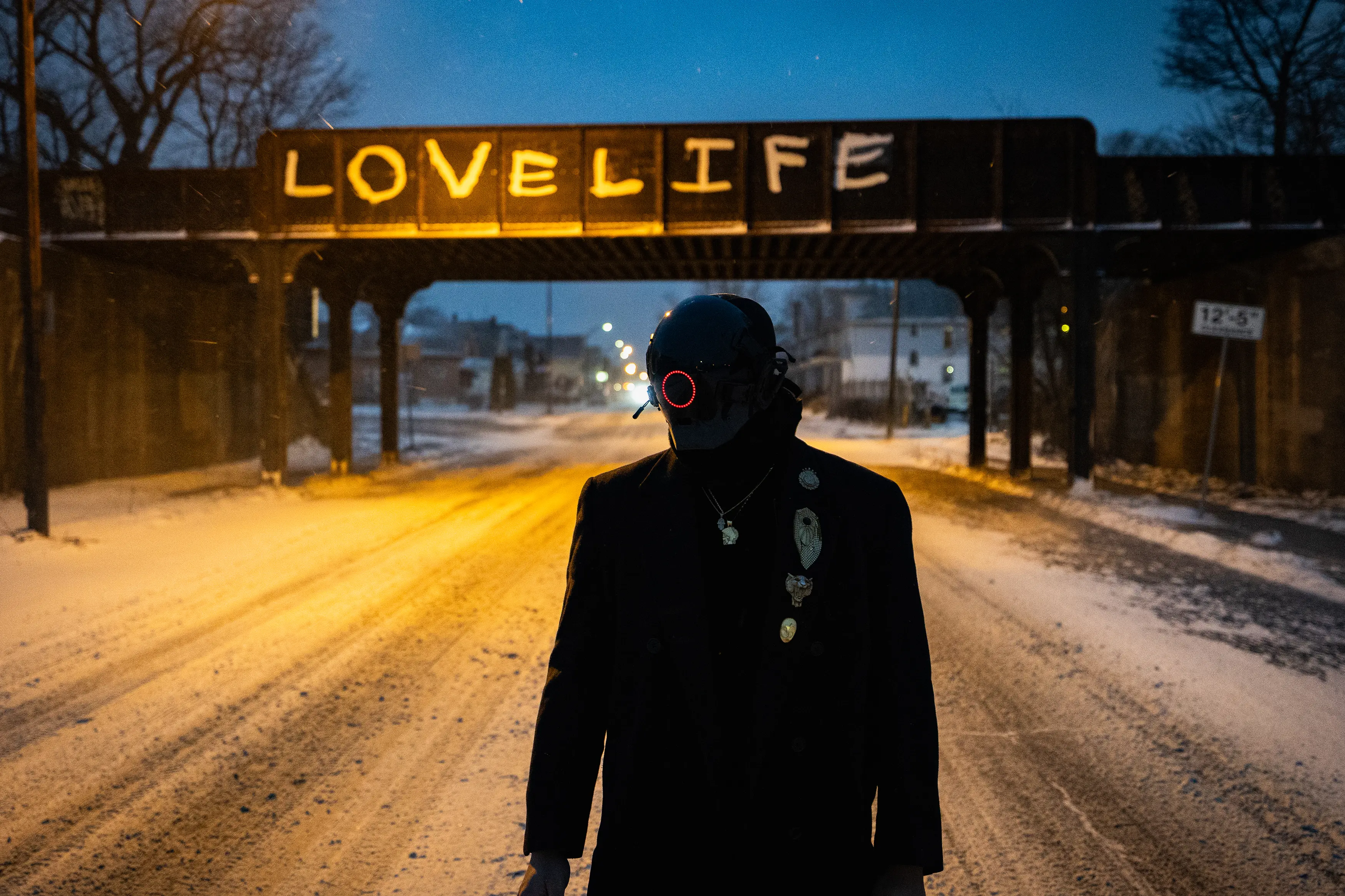 Buffalo creative portrait photography mask artistic editorial session Western New York