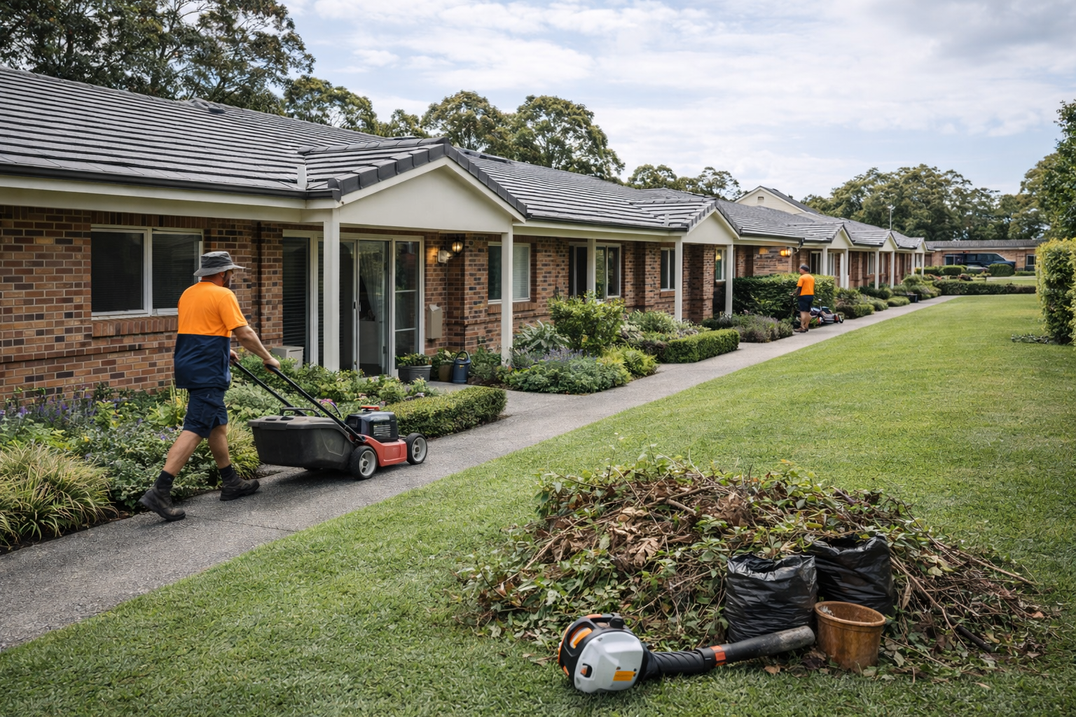 Landscaping and external upkeep services for residential and commercial properties in Bendigo