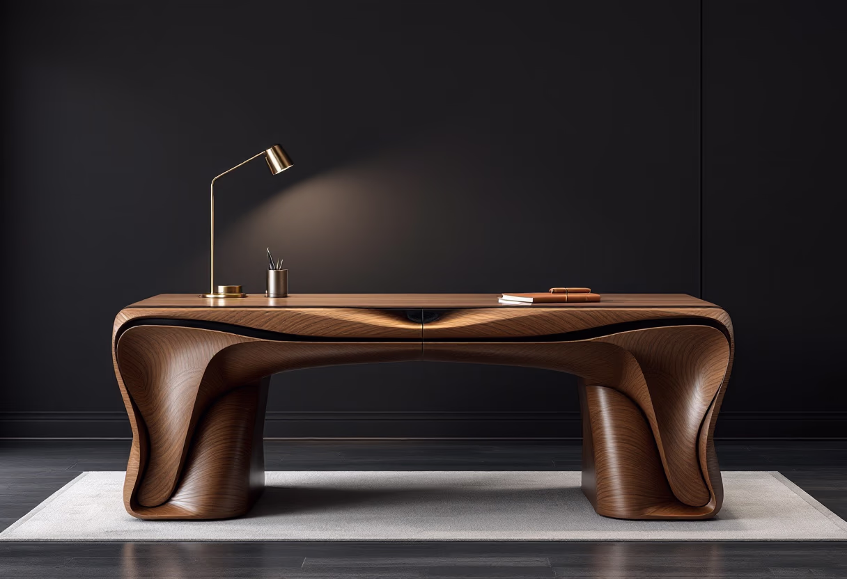 elegant office desk (for a furniture store)