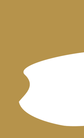 Abstract brown and black curved shape on a transparent background.