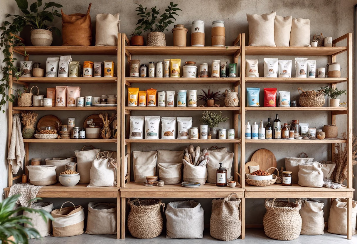 image of various pet food brands on shelves