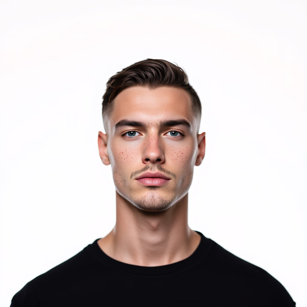 [headshot] image of customer (for a tattoo studio)