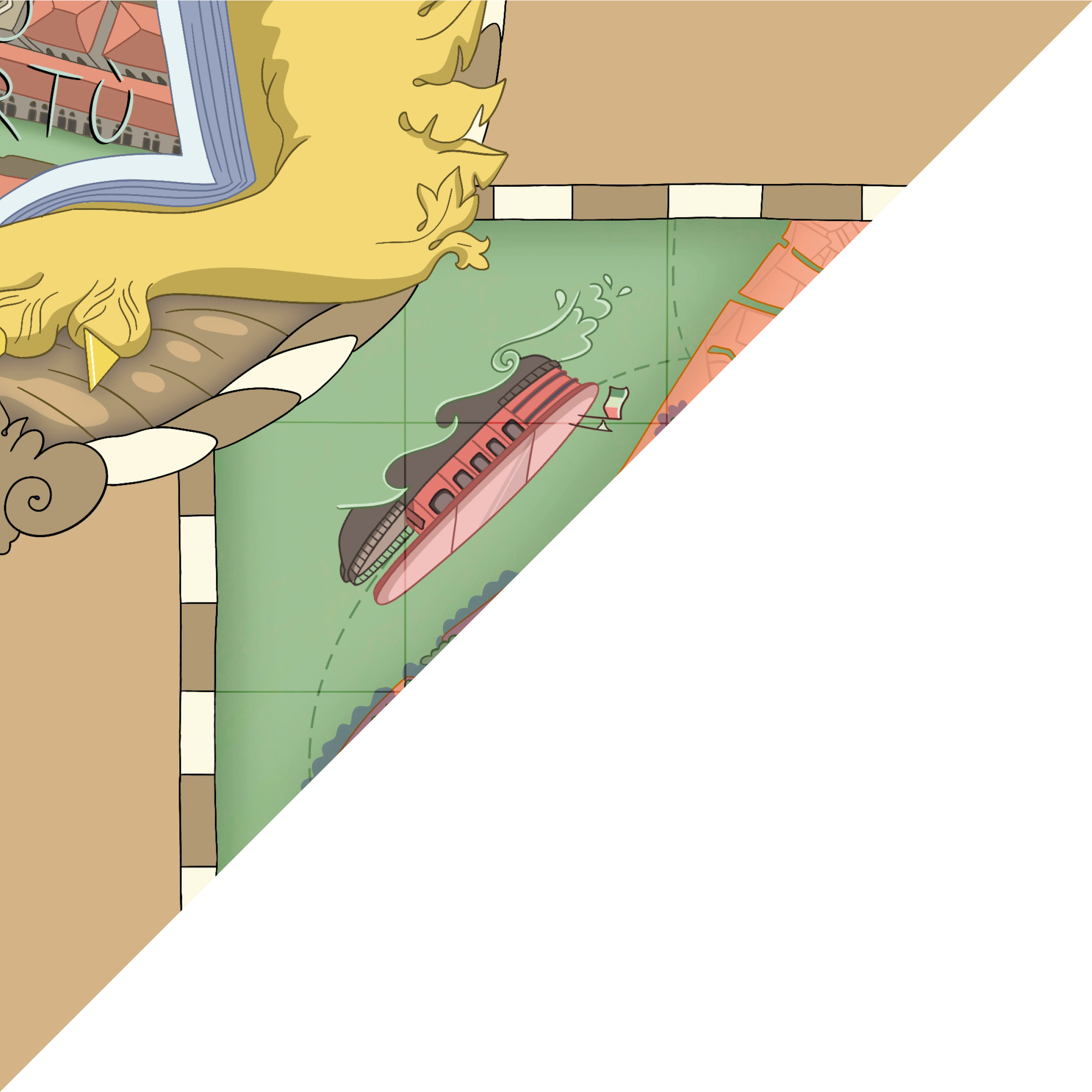 Venice map illustration