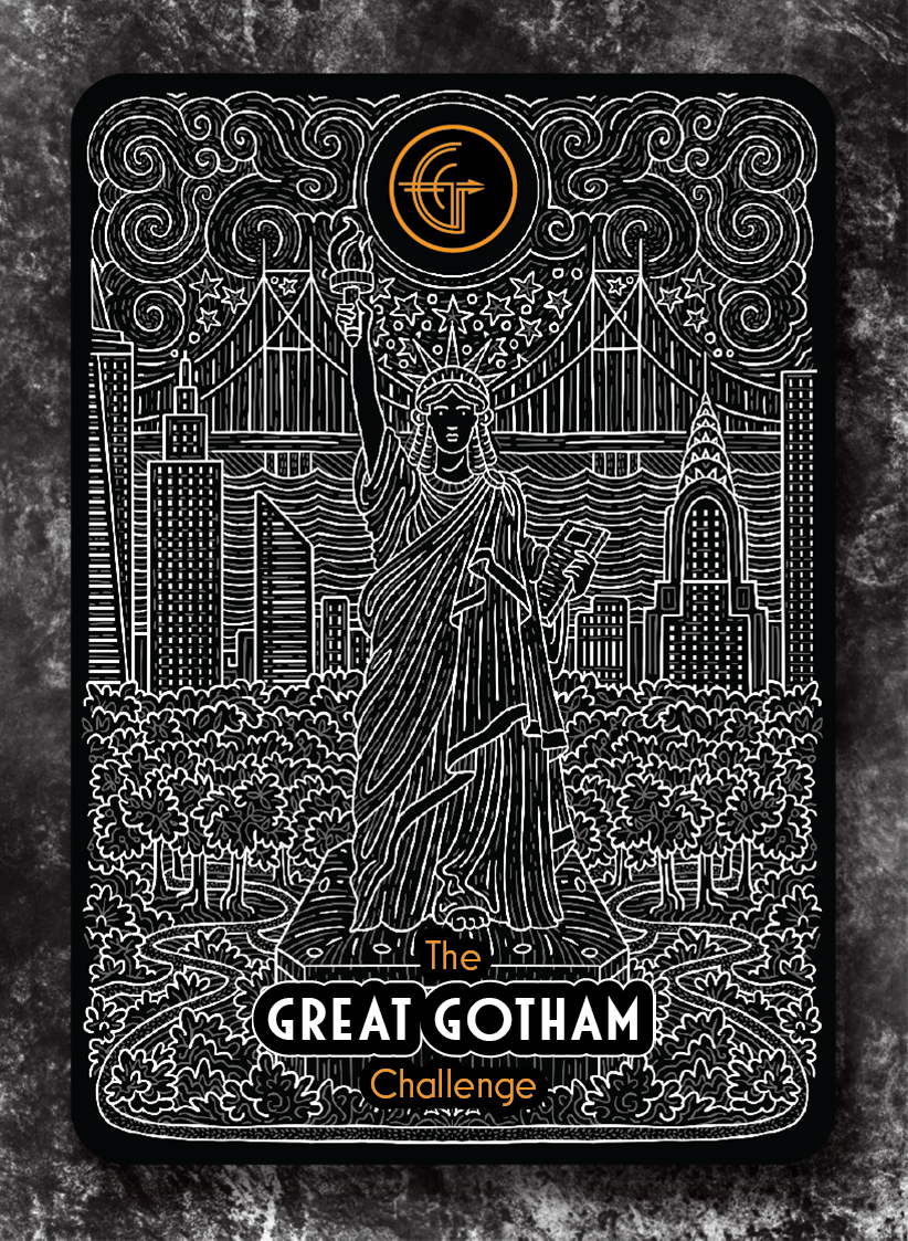 Illustration Gotham Cards