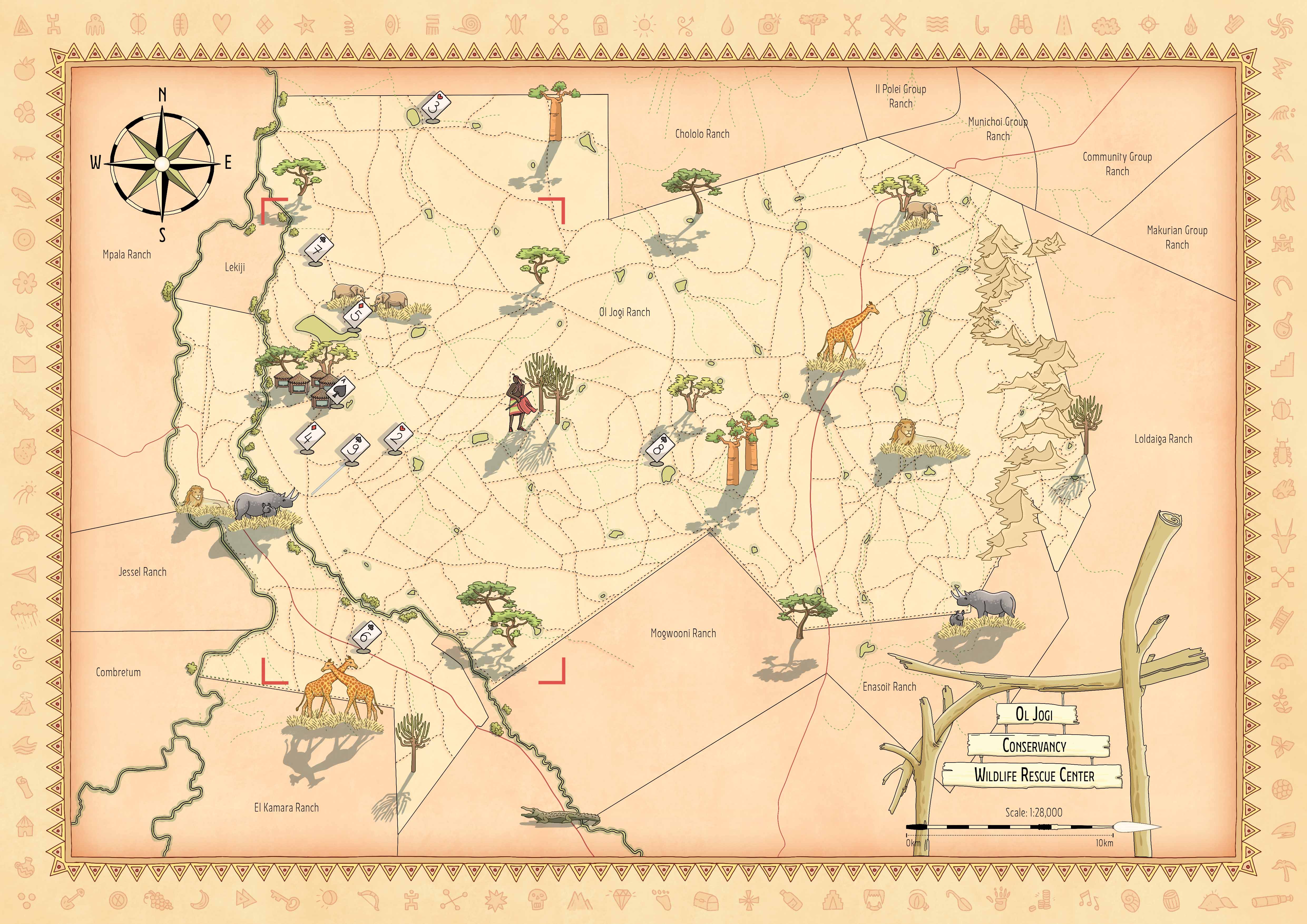 Augmented Reality Illustrated Map