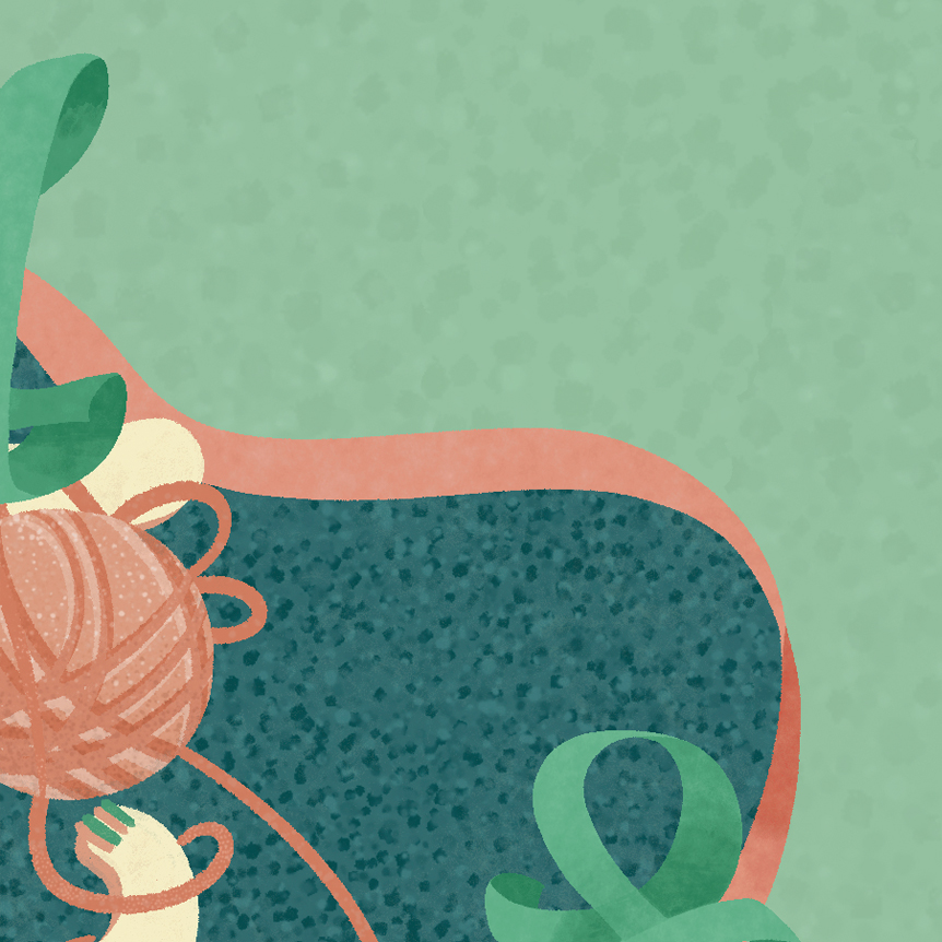 Illustrated treasure map with augmented reality