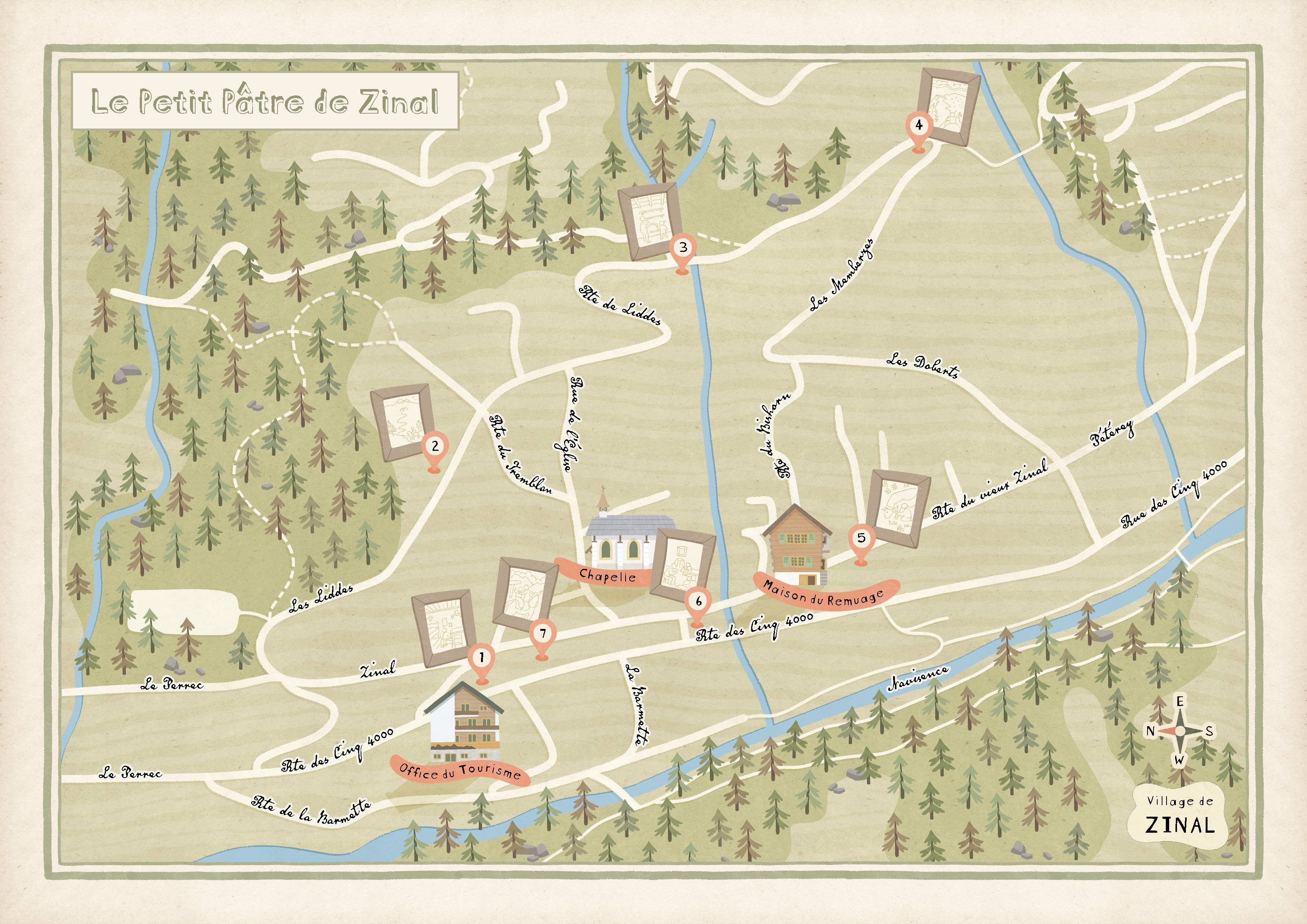 Augmented Reality Illustrated Map