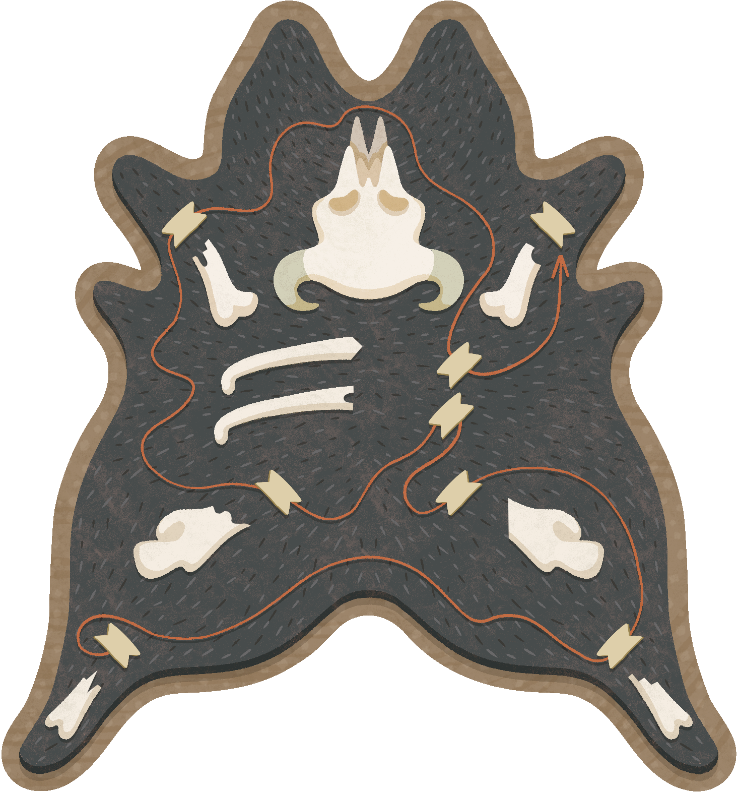 Illustrated map