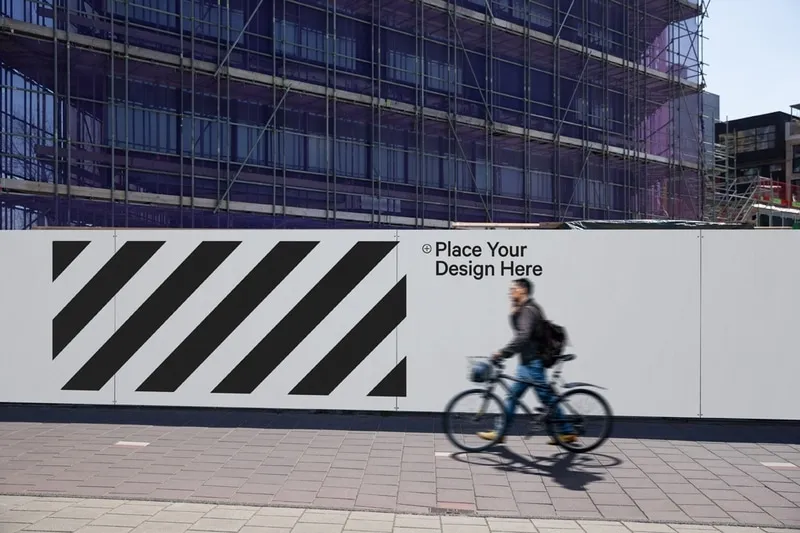 Hoarding Board Mockup