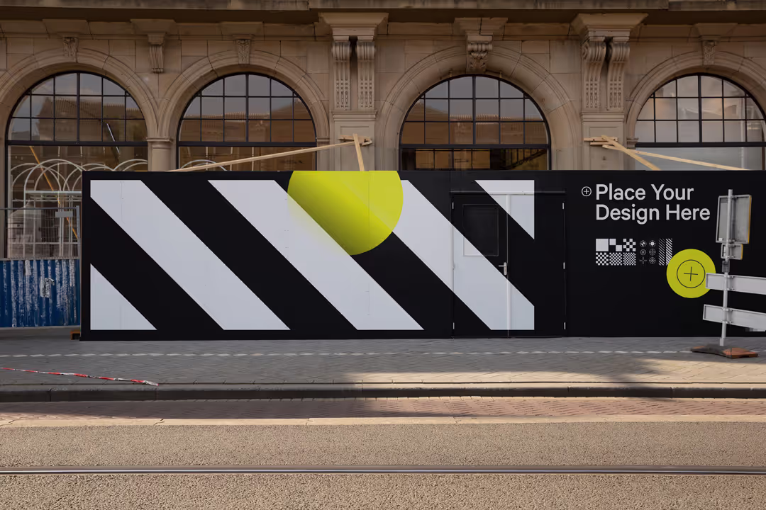 Hoarding Board Mockup