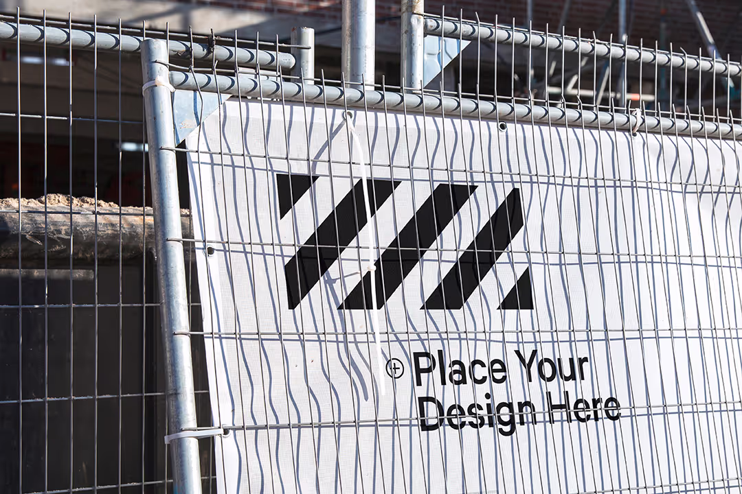 Free Construction Mesh Banner